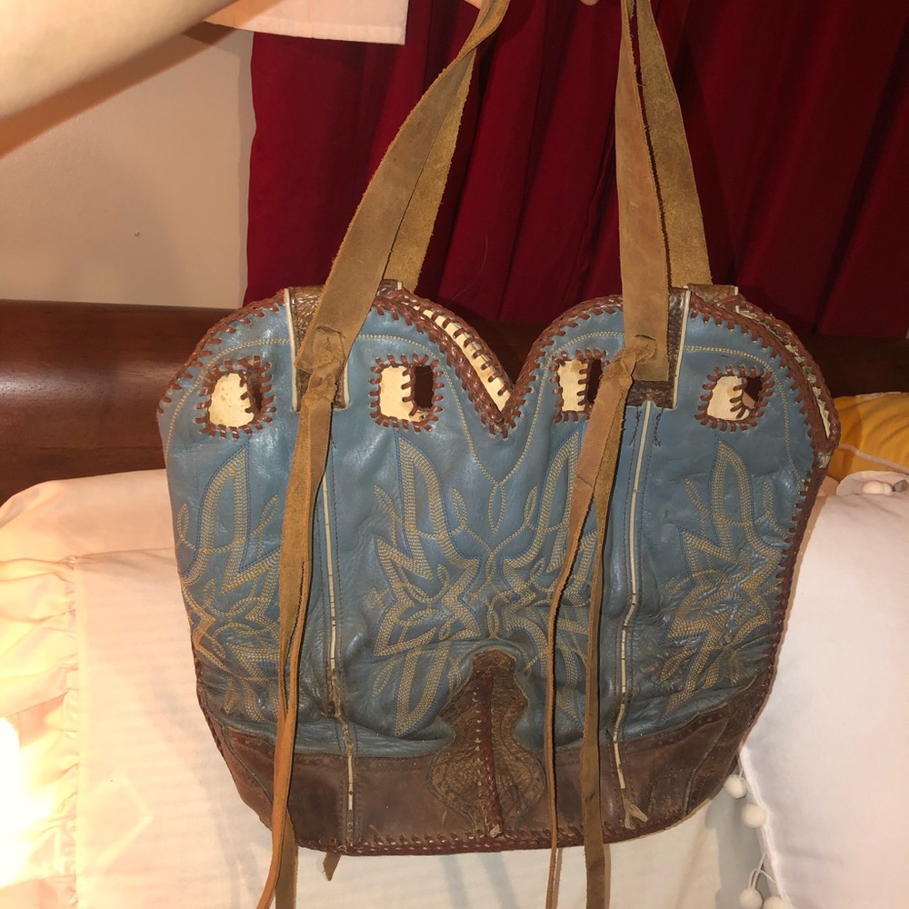 Boot purse! I had it made from some boots I had!